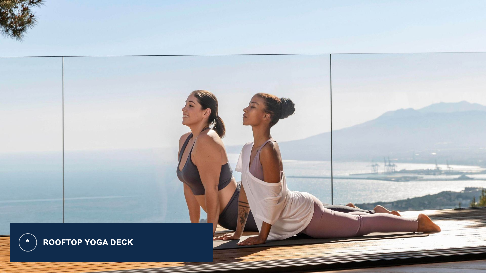 Rooftop yoga